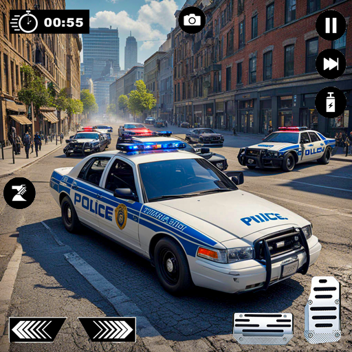 警察 車 追跡 ゲーム ギャング チェイス 警官 車 ゲーム、 警察